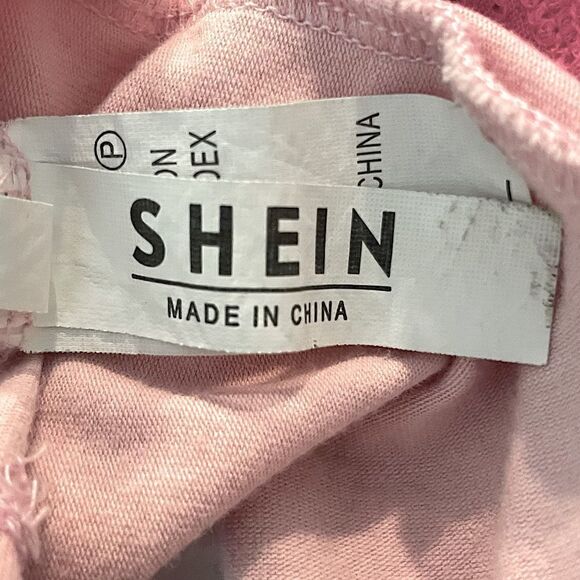 SHEIN Pink Crop Top. Size Medium. - Picture 3 of 4